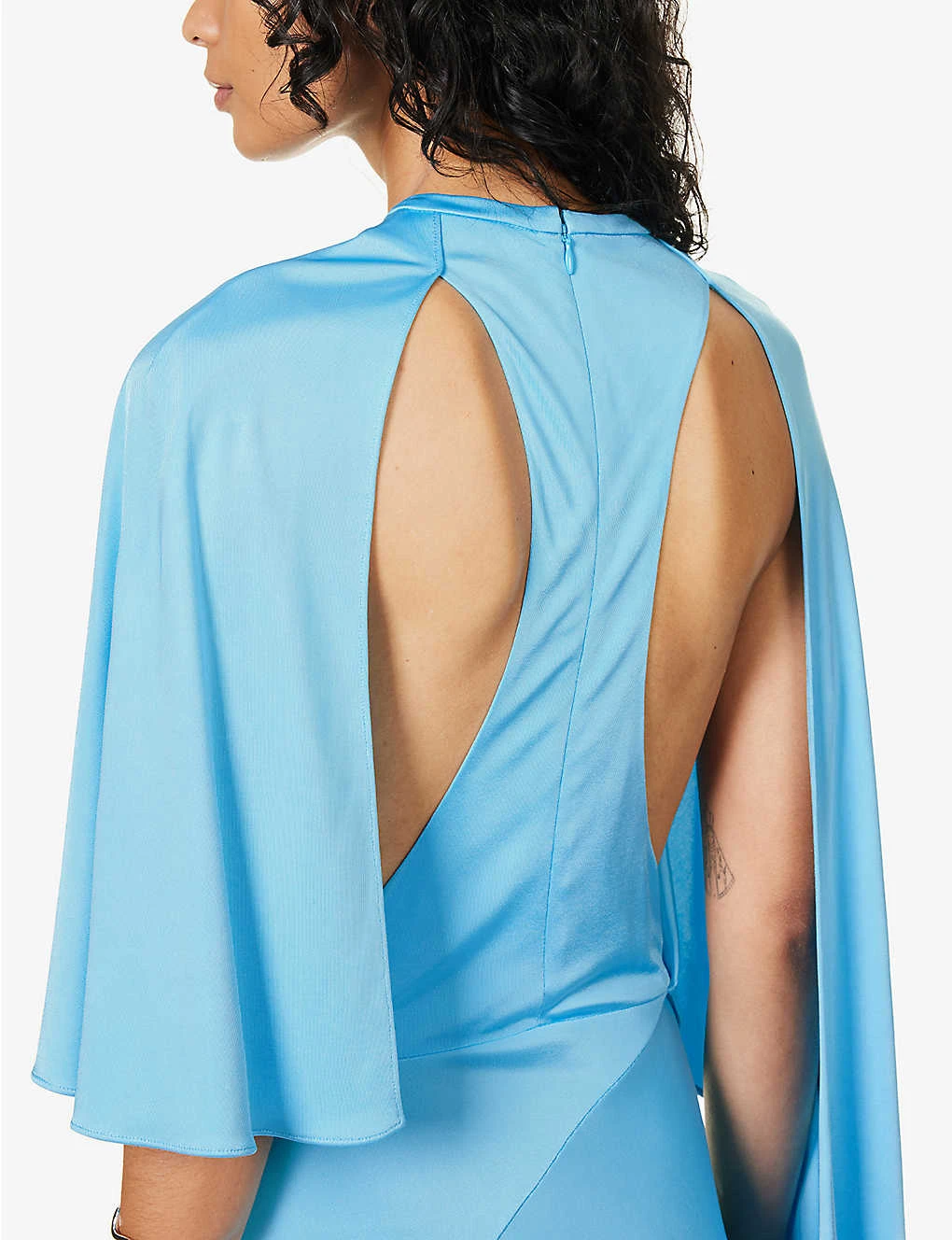 STELLA MCCARTNEY Asymmetric Flared-hem Woven Maxi Dress 5 STELLA MCCARTNEY Asymmetric Flared-hem Woven Maxi Dress - Image 5