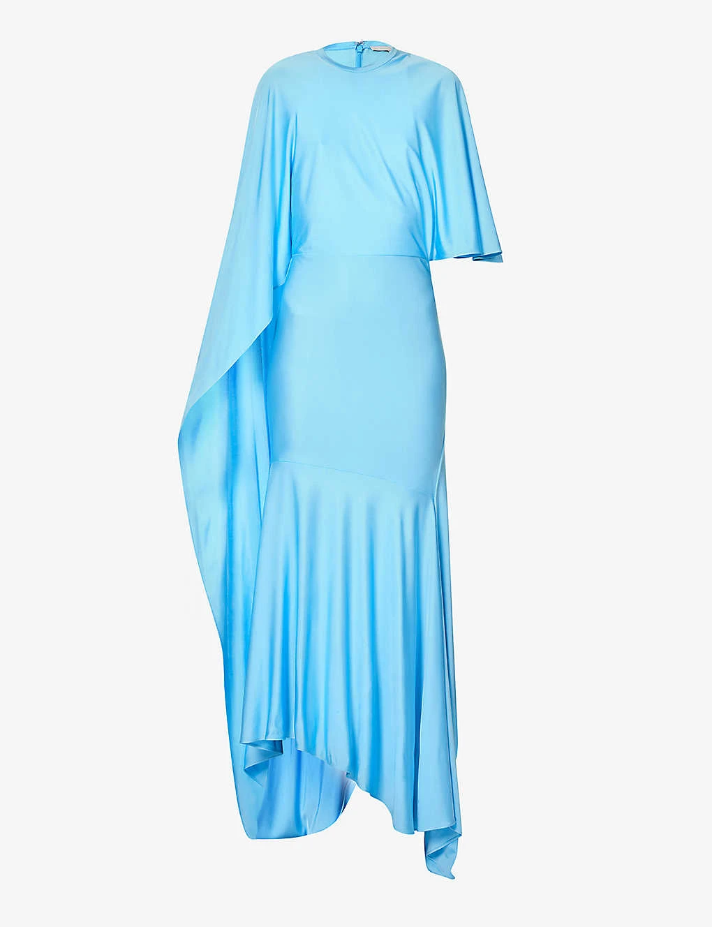 STELLA MCCARTNEY Asymmetric Flared-hem Woven Maxi Dress 1 STELLA MCCARTNEY Asymmetric Flared-hem Woven Maxi Dress