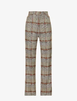 Vivienne Westwood Ray Straight-leg Mid-rise Stretch-woven Trousers