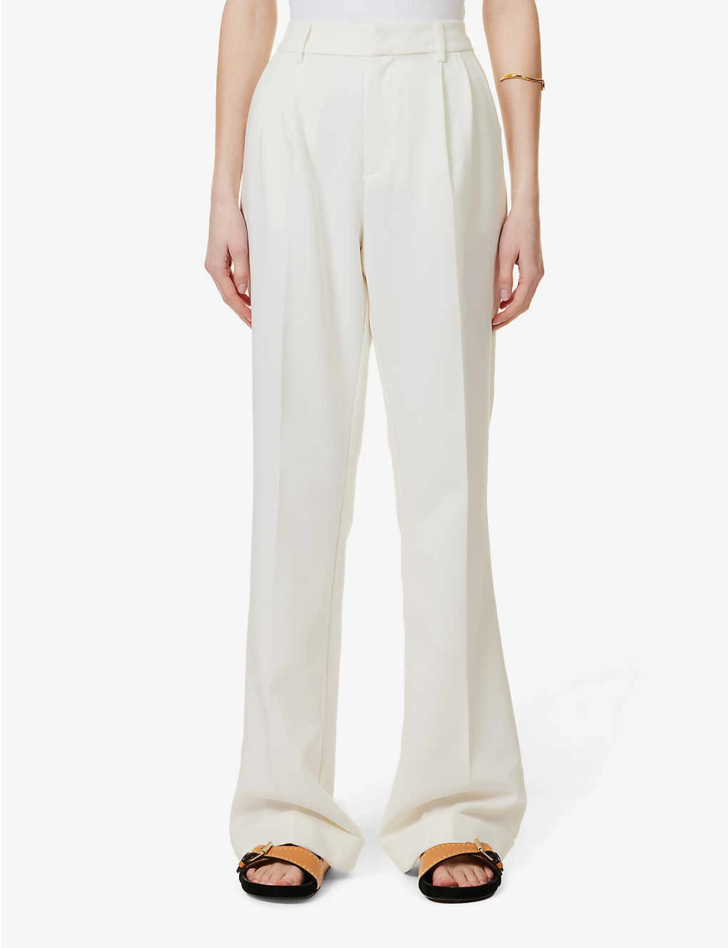 Paige Aracelli Straight-leg Mid-rise Stretch-woven Trousers 3 Paige Aracelli Straight-leg Mid-rise Stretch-woven Trousers - Image 3