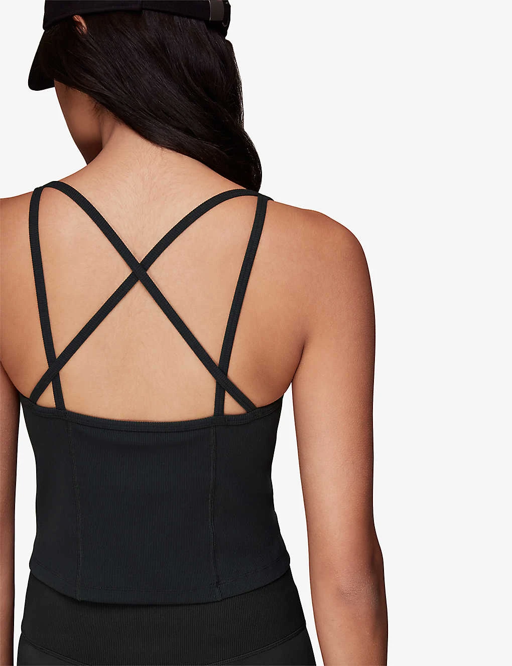 Whistles Ribbed Stretch-woven Vest Top 4 Whistles Ribbed Stretch-woven Vest Top - Image 4