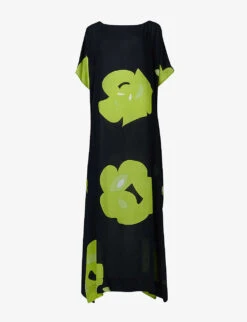 Floral-print Woven Maxi Kaftan