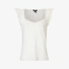 Paige Giulia Frill-sleeve Linen Top
