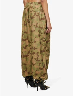 Jaded London Parachute Oversized Wide-leg Low-rise Cotton Trousers -Reis Clothing Shop R04145885 DUCKCAMO ALT03