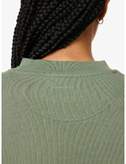 ANINE BING Tyler Logo-print Cotton Sweatshirt -Reis Clothing Shop R04146354 ARTICHOKE ALT04