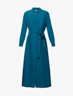 Weekend Max Mara Collared Regular-fit Woven Maxi Dress
