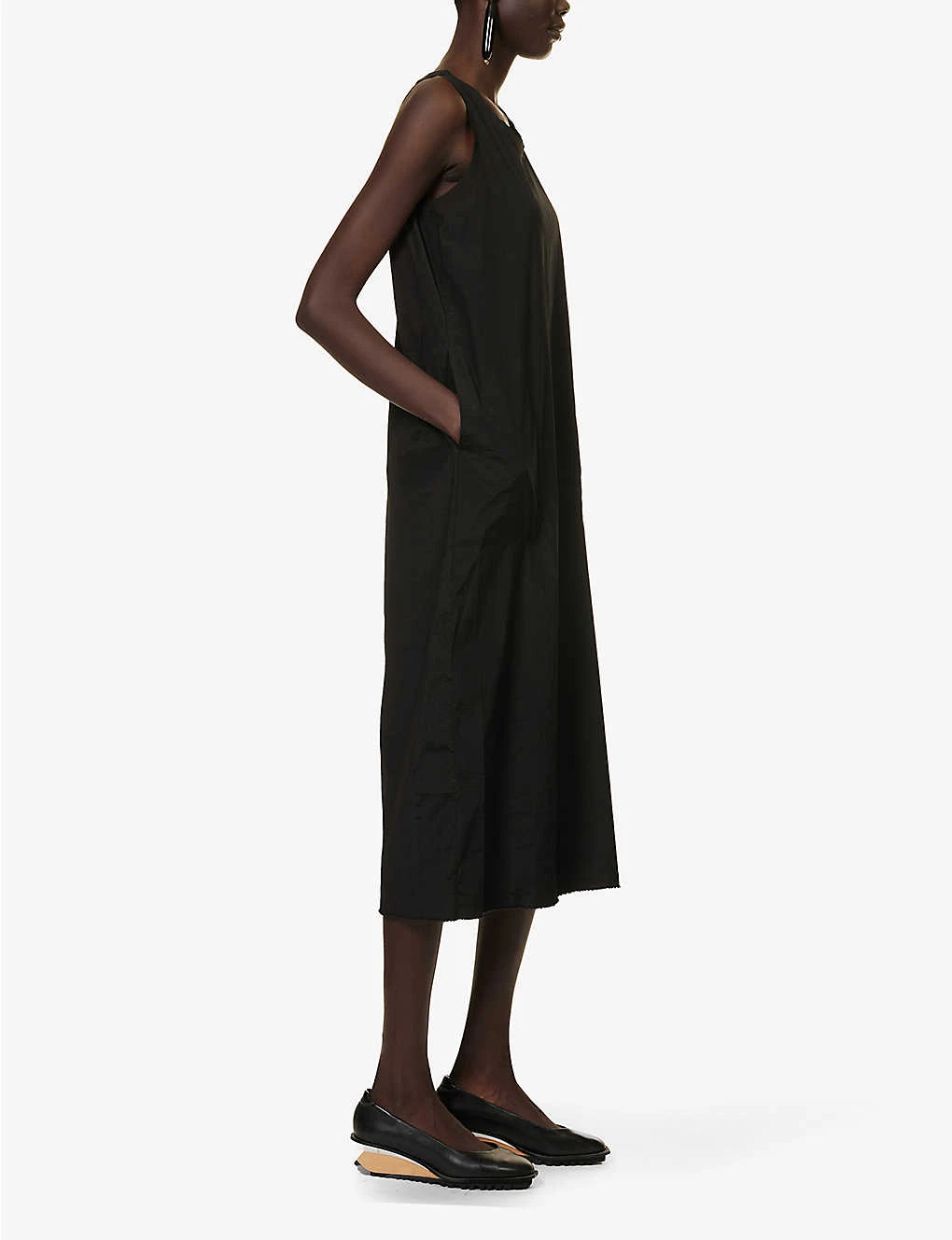 Ayala A-line Silk-blend Midi Dress 2 Ayala A-line Silk-blend Midi Dress - Image 2