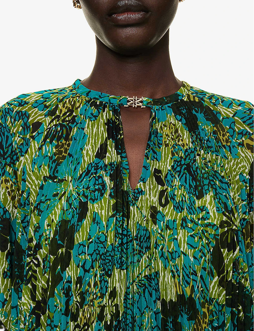 Max Mara Pina Graphic-print Relaxed-fit Woven Mini Dress 5 Max Mara Pina Graphic-print Relaxed-fit Woven Mini Dress - Image 5