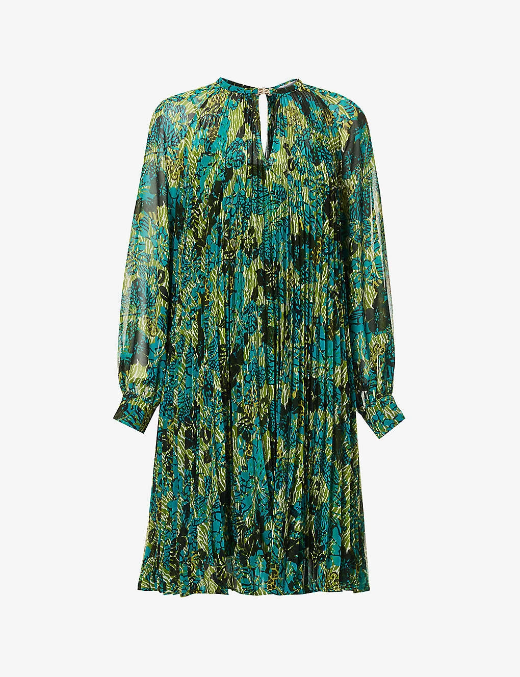 Max Mara Pina Graphic-print Relaxed-fit Woven Mini Dress 1 Max Mara Pina Graphic-print Relaxed-fit Woven Mini Dress