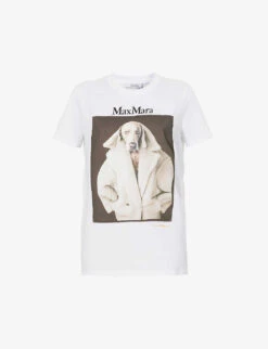 Max Mara Valido Graphic-print Cotton-jersey T-shirt