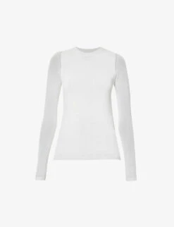 Max Mara Bruna Round-neck Woven-blend Jumper