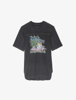 Zadig & Voltaire Bow Graphic-print Cotton T-shirt