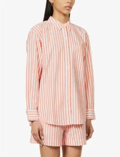 RAILS Arlo Striped Regular-fit Cotton-blend Shirt 8 RAILS Arlo Striped Regular-fit Cotton-blend Shirt -Reis Clothing Shop R04158667 LESISTRIPE ALT02