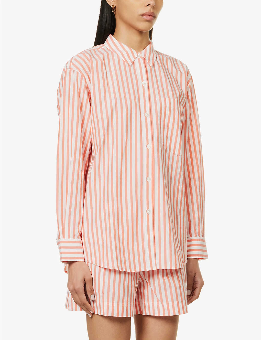 RAILS Arlo Striped Regular-fit Cotton-blend Shirt 3 RAILS Arlo Striped Regular-fit Cotton-blend Shirt - Image 3