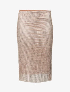 Sportmax Senior Elasticated-waistband Stretch-woven Midi Skirt
