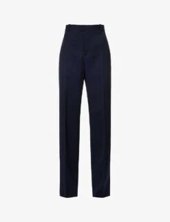 Bottega Veneta Sartorial Straight-leg Mid-rise Wool Trousers