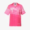 The Rose Tint Shirt Graphic-print Regular-fit Cotton And Linen-blend Shirt