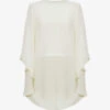 Reiss Liana Cape-sleeve Woven Top
