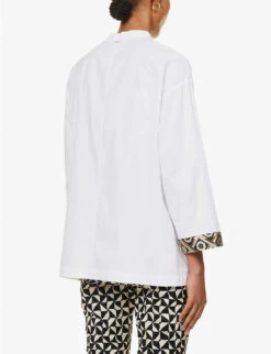 Tenerife Relaxed-fit Cotton Shirt 9 Tenerife Relaxed-fit Cotton Shirt -Reis Clothing Shop R04167349 WHITE ALT03