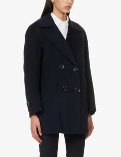 Oceania Double-breasted Wool Coat -Reis Clothing Shop R04167368 MIDNIGHTBLUE ALT02