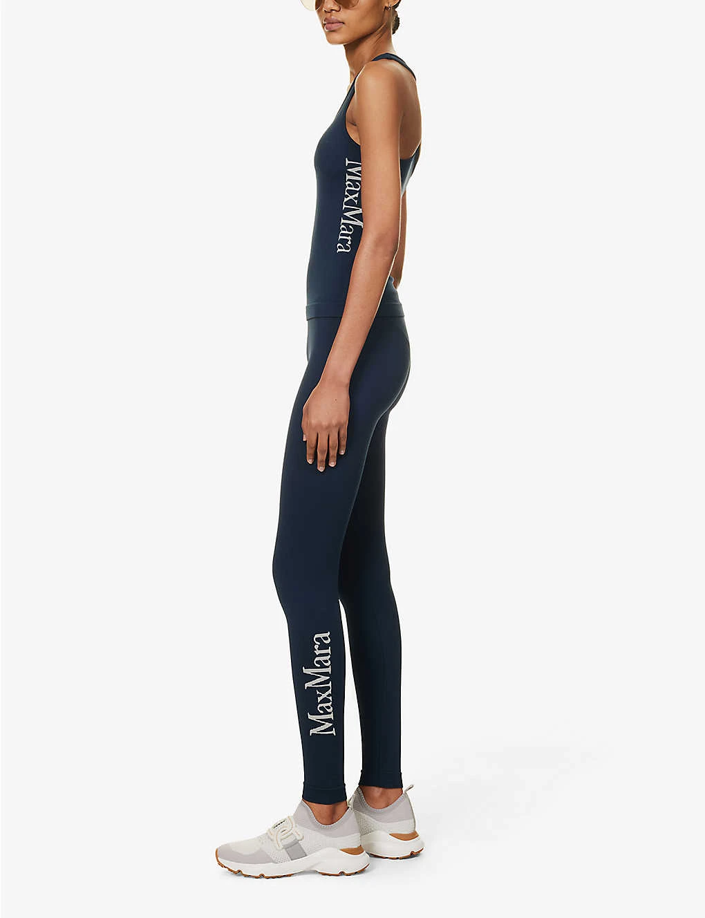 Basilea Logo-embroidered High-rise Stretch-woven Leggings 2 Basilea Logo-embroidered High-rise Stretch-woven Leggings - Image 2
