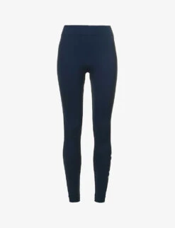 Basilea Logo-embroidered High-rise Stretch-woven Leggings