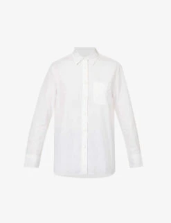 Rag & Bone Maxine Patch-pocket Relaxed-fit Cotton Shirt