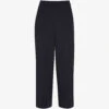 Whistles Katie Straight-leg Mid-rise Stretch-woven Trousers