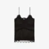 THE KOOPLES Lace-trim Silk Camisole Top