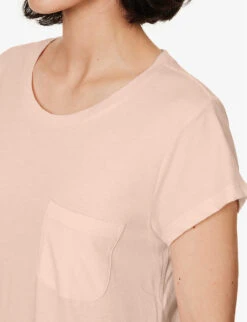 Carissa Short-sleeved Organic-cotton Mini Dress -Reis Clothing Shop R04183733 PEARLPINK ALT03