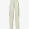 Stine Goya Fatuna Striped Organic-cotton Trousers