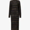 Acne Studios Kermelina Striped Knitted Midi Dress