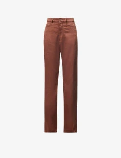 Dries Van Noten Straight-leg Mid-rise Woven Trousers