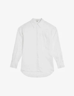 Ted Baker Dorahh Long-sleeve Relaxed-fit Linen Shirt