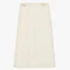 CLAUDIE PIERLOT Saule Chain-embellished Flared-cut Stretch-woven Midi Skirt