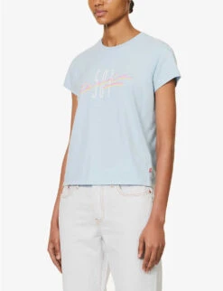 Levis Graphic Authentic Logo-print Cotton-jersey T-shirt -Reis Clothing Shop R04191380 BLUES ALT02