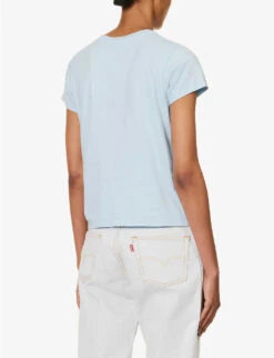 Levis Graphic Authentic Logo-print Cotton-jersey T-shirt -Reis Clothing Shop R04191380 BLUES ALT03