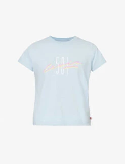 Levis Graphic Authentic Logo-print Cotton-jersey T-shirt