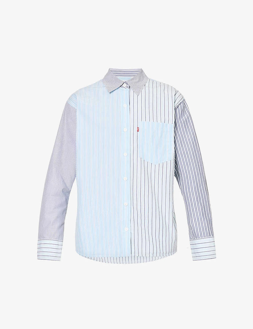 Levis Nola Striped Cotton Shirt 1 Levis Nola Striped Cotton Shirt