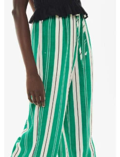 Whistles Bridget Stripe-pattern Maxi-length Woven Trousers 9 Whistles Bridget Stripe-pattern Maxi-length Woven Trousers -Reis Clothing Shop R04193425 MULTICOLOURED ALT04