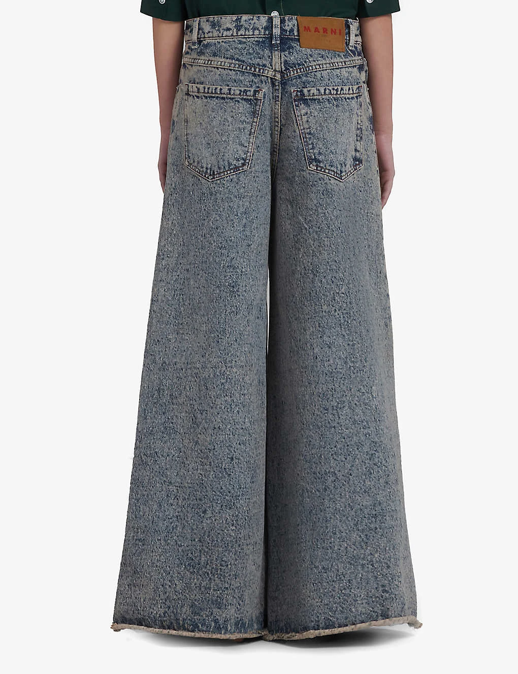 Marni Wide-leg Low-rise Distressed Jeans 3 Marni Wide-leg Low-rise Distressed Jeans - Image 3