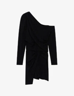 IRO Merimi Gathered Stretch-woven Mini Dress