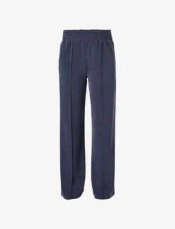 Sweaty Betty Sand Wash Wide-leg Stretch-recycled Polyester Blend Jogging Bottoms