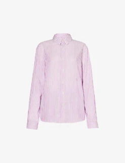 Striped Relaxed-fit Woven Shirt