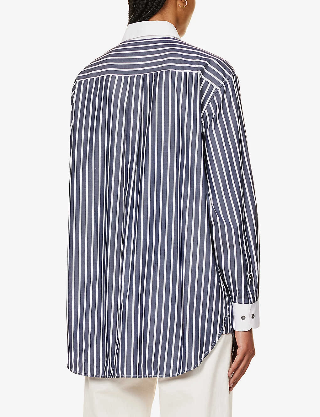 Lacoste X Sporty & Rich Striped Cotton-poplin Shirt 4 Lacoste X Sporty & Rich Striped Cotton-poplin Shirt - Image 4